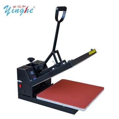 China Printing Stores Yinghe 38*38cm Flat PU Vinyl T-shirt Heat Press Transfer Machine for sale