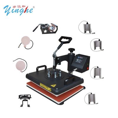 China Garment/hat/mug/dish/puzzle/protective garment/hat/mug/dish/puzzle/small cheap pad heat press machine for clothes/mugs for sale