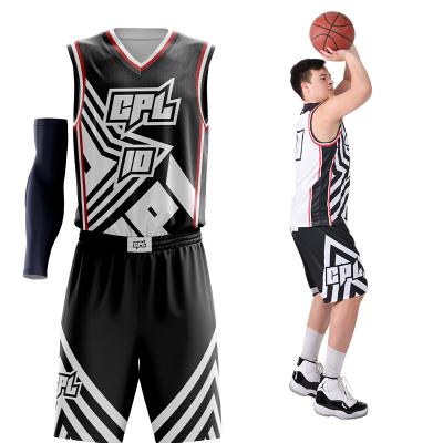 China Antibacterial Custom Team Wear Sublimation Basketball Jersey Uniform Set for sale