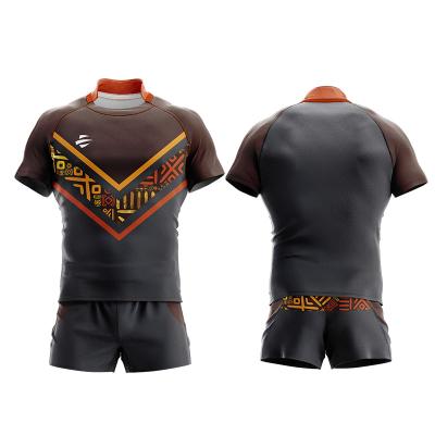 China Antibacterial Custom Native Style Rugby Wear Rugby Uniform Singlet for sale