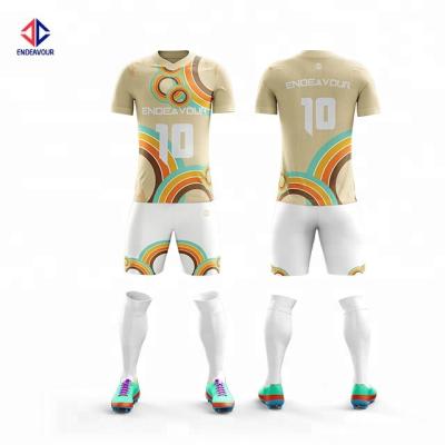 China Shirts & Tops Wholesale Football Wears Subliminated Football Jersey Set Football Wear for sale