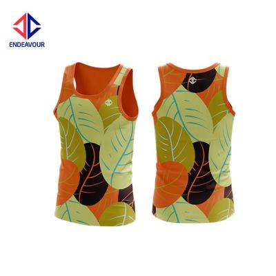 China Wholesale Custom Sublimation Contact Football Reversible Singlet Antibacterial for sale