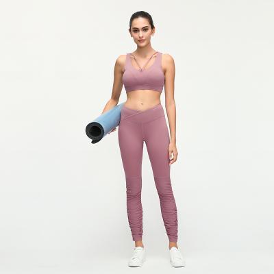 China Wholesale Yoga Lifting Gaiters Crac! crack! Breathable High Waist Butt Leggings For Ladies for sale