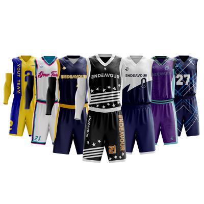 China New Design Sublimation Camouflage Antibacterial Basketball Tank Tops for sale