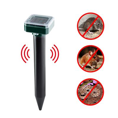 China Outdoor Powered Sonic Deterrent Ultrasonic Repeller Packs - Viable Solar Mole Plug Alert Mole Vole 4 For Lawn Garden for sale