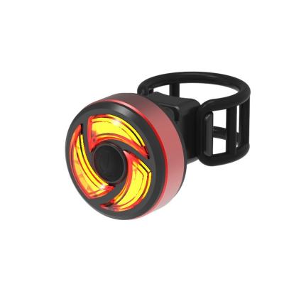 China Hot Selling COB LED USB Rechargeable Bicycle LED Rear Light Night Riding Warning Light Night Riding Lamp for sale