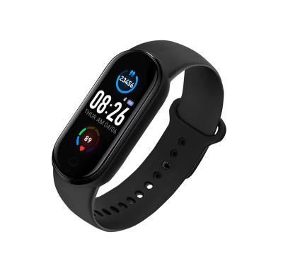 China Newest Arrival Touch Screen Wristband M5 Sports Fitness Tacker Sports Fitness Tracker Smart Wristbands for sale