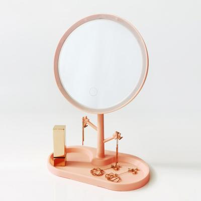 China 45 Degree Rotation CE ROHS SAA High Quality Beauty Room Mirror USB Touch Light Charging Switch Led Makeup Mirror Lamp For Beauty Room for sale