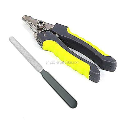 China Safe And Easy To Use Viable Pet Cat Nail Scissors Cutter Dog Nail Trimmer Grinder With Safety Guard for sale