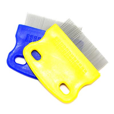 China Viable Cat Tear Stain Remover Combs Stainless Steel Pet Flea Comb Dog and Dog Grooming Tool for sale