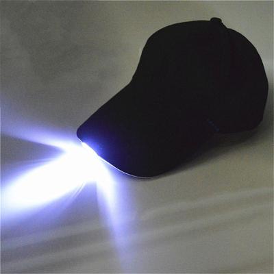 China COMMON 5mm LED Lighted Magic Baseball Cap With 2032 Led CR Headlight For Caps Glow Bright for sale