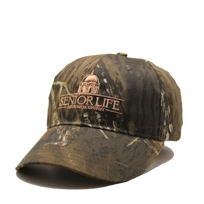 China JOINT Hot Selling 6 Panel Tie Back Embroidery Camouflage Flat Baseball Cap for sale