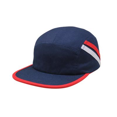 China JOINT Factory New Design Customize Single Panel Structured Cotton Snapback 5 Panel Hat for sale