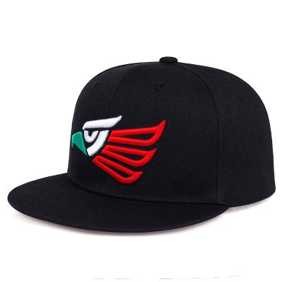 China Wholesale JOINT Animal Eagle Logo Low Profile Custom Embroidered 6 Panel Snapback Hat for sale