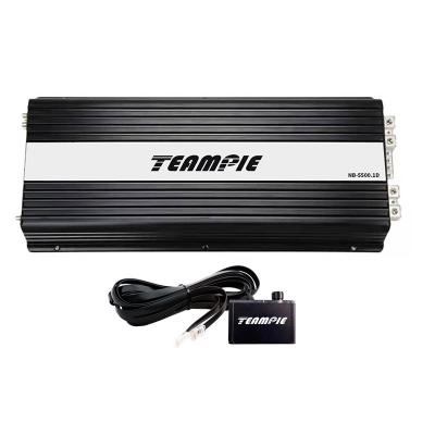 China High Power Car Amp Nb-5500.1D Teampie Korea Car DSP Amplifier Class D Amplifier Aluminum Plate Car Amp for sale