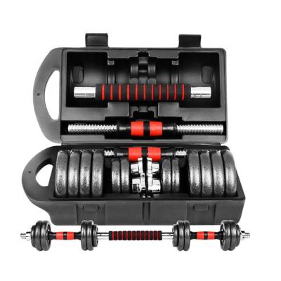 China Factory Sale Durable 20kg Adjustable Dumbbell Sets Adjustable Dumbbell Weights 30kg Dumbbell Gift Box Set for sale