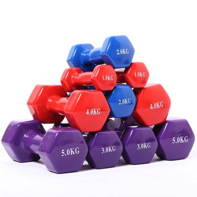 China Durable Customized Vinyl Plastic Cheap Dumbbells Buy Hex Rubber Dumbbells for sale