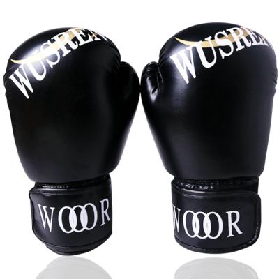 China Wholesale Durable PU Leather Custom Logo Personalized Boxing Gloves for sale