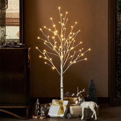 China Outdoor Tree LED Lighted Birch Twig Tree Use Flicker Outdoor Birch Tree for sale