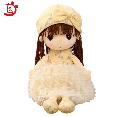 China Custom Plush Toy OEM Factory Fashion Plush Premium Quality Dress-up Princess Accessories Set Doll Plush Dolls For Girls for sale