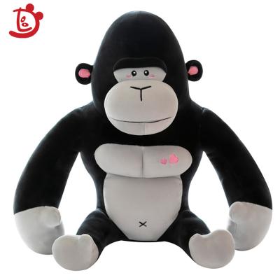 China Custom Fashion Gorilla Monkey Chimp Stuffed Animal Toy Chimpanzee Plush Soft Toys 2021 Amazon Hot Selling New Soft Toy for sale