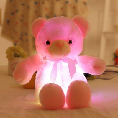 China Toy Factory Direct Sale Plush Toy 30cm Led Teddy Bear 50cm Hot Game Costume 75cm LED Light Up Teddy Bear for sale