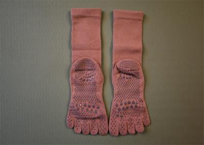 Chine 100 chaussures de yoga en coton S M L XL chaussettes de sport avec poignée à vendre