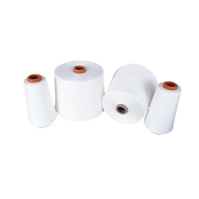 China 80% Polyester/Lenzing Modal NE40S/1 Siro Compact Spun Yarn For Knitting Raw White for sale