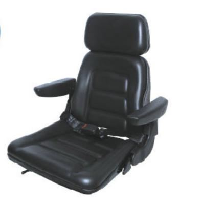 China PVC Best Price Adjustable Tractor Forklift Seat With Folding Backrest On Hot Sale for sale