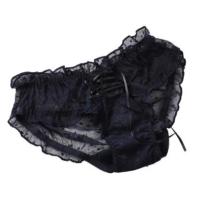 China Wholesale Antibacterial Women's Underwearnet Yarn Bowknot Cotton Cool Briefs and Cute Breathable Ladies Underwear for sale