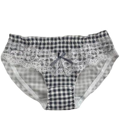 China Bud Antibacterial Silk Bow Tie Cotton College Style College Cute Girlie Panties for sale