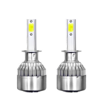 China Built-in fan to cool NEW arrivals C6 LED car bulbs H4 H7 H11 LED H1 H3 H8 H9 H27/880 HB3/9005 HB4/9006 H27/881 auto headlights 12V led light for sale