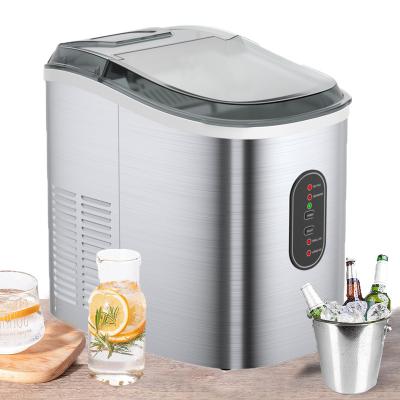 China Hotel mall 2021 mini tube cube 16kg compact home fruit automatic electric portable ice maker for sale