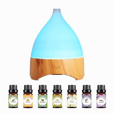 China 2021 New Household Trends Travel Wooden Aromatherapy Portable Electric Ultrasonic Grain 100ml Mini Essential Oil Diffuser for sale