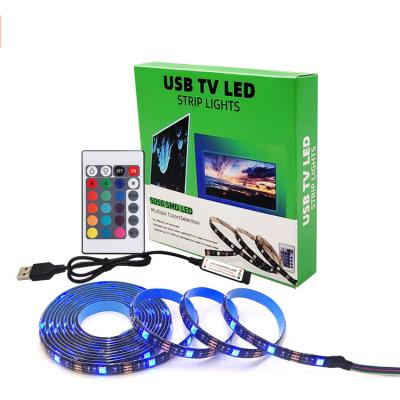 China Residential 5V USB LED Strip Light RGB 5050 SMD LED Flexible Strip Light 1M 2M 3M 4M 5M Led TV Back Light Backlight Strip for sale