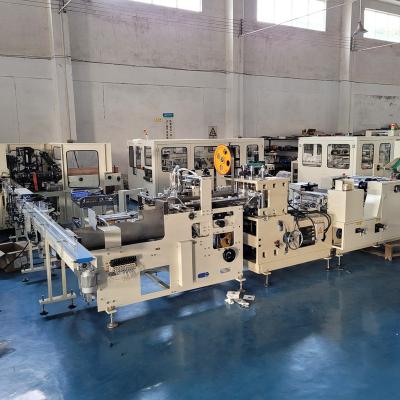 China Fully Automatic Napkin Tissue Tissue Tissue Paper Production Line Household Tissue Paper Production 1 Color 2 Color Printing for sale