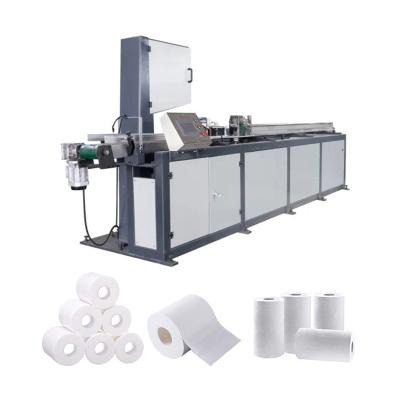 China Automatic household tissue paper production toilet paper strip saw cutting machine for sale