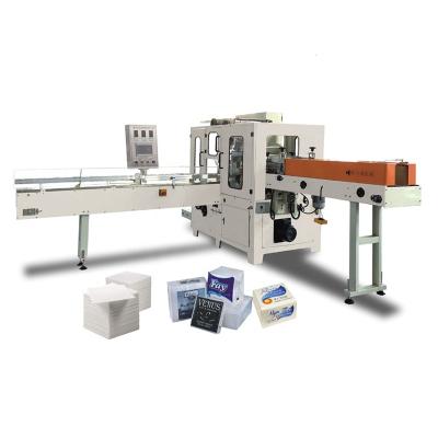 China fabric & XHC-RC300C Automatic Napkin Paper Napkin Tissue Paper Packing Machine for sale