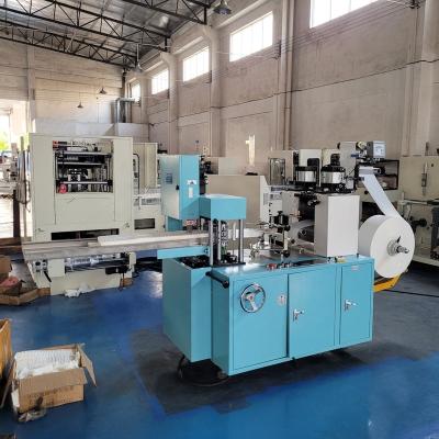 China Household Tissue Paper Production China Manufacturer Good Price Napkin Tissue Paper Making Folding Machine For Sale for sale