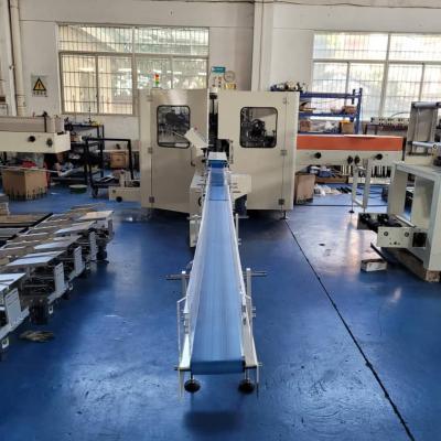 China fabric & Automatic 150*150*70 Mm Napkin Napkin Tissue Paper Wrapping Paper Packaging Machine for sale