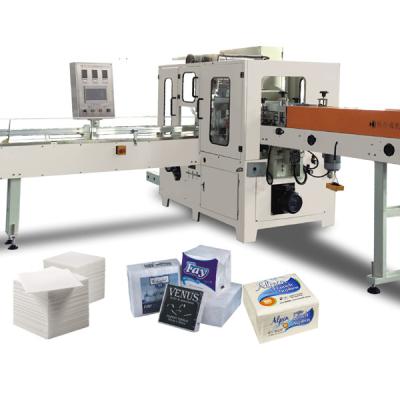 China fabric & Automatic 165*165*100 Mm Napkin Napkin Tissue Paper Paper Packing Machine for sale