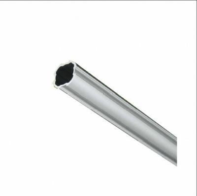 China door & Window Morden Black Anodized Threaded Aluminum Tube Tubing Extrusion Octagonal Style for sale