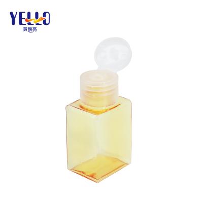 China BEAUTY PACKAGING 30ml PETG Eco Square Bottles Plastic Clear Small Shampoo Lotion Soap Bottle Wholesale Packaging for sale