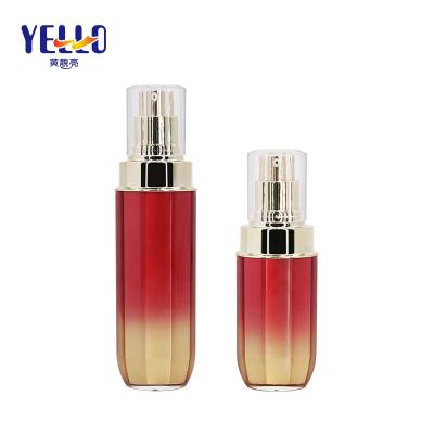 China 100% Brand New Factory Supply 30ml 60ml Skincae Recyclable Material Plastic Acrylic Lotion Pump Bottles With Gold Neck for sale