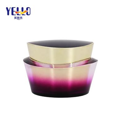 China 100% Brand New Manufacture Luxury Special Design Hot Sale 50g Material Recyclable Cosmetic Acrylic Cream Jar for sale