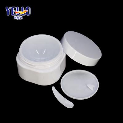 China Empty Printed Cosmetic Packaging Jars 25g 50g 100g 130g 180g 240g 300g 450g Premium Personal High Quality Personal PET Skin Care Jars Face Cream for sale