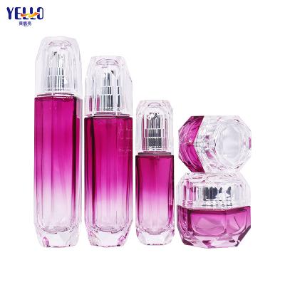 China Unique Design Cosmetic Glass Cosmetic Packaging 30g 50g Cosmetic Containers for sale