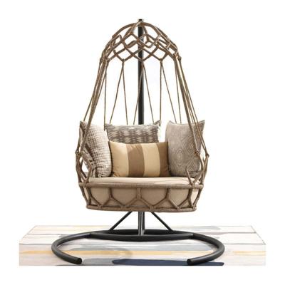 China New Model Outdoor Furniture Wicker Modern Rattan Garden Patio Adult Swings Eggs Hanging Chair for sale