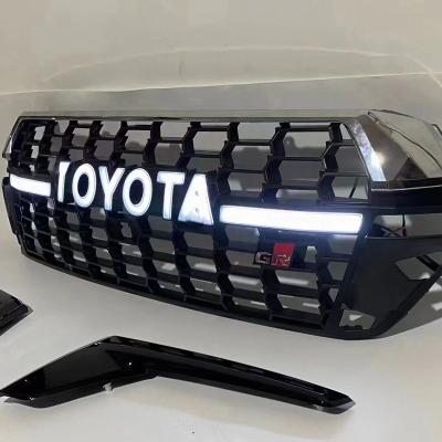 China ABS Front Middle Grille Auto Car Led Light For Land Cruiser 2016-2021 LC200 fj200 for sale