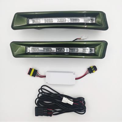 China FACTORY Front OUTLET LED DRL Daytime Running Light DAY RUNNING LIGHT FOR PRADO 2700 4000 FJ150 LC150 2010-2013 standard size for sale